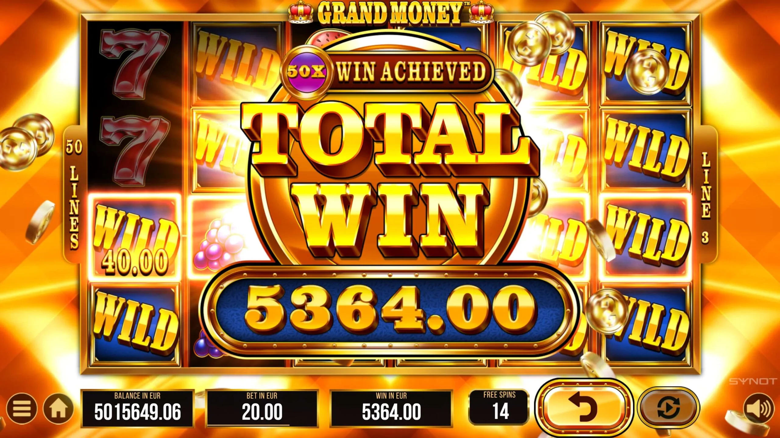 Slot Grand Money w Total Casino