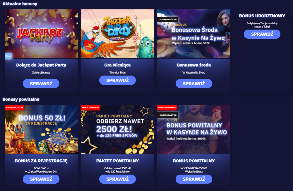 Total Casino bonuses